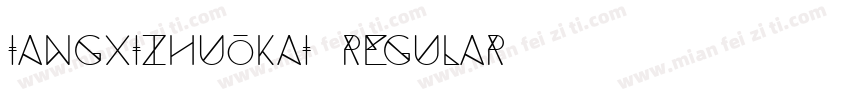 iangxizhuokai Regular字体转换